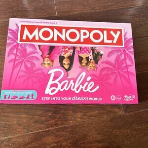 2023 Monopoly Barbie Edition Board Game Hasbro New Sealed